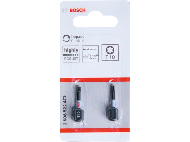 Vijačni nastavek Bosch PRO Torx Impact, T10, 25mm, 2608522472